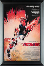 Load image into Gallery viewer, Corey Feldman The Goonies Autographed Framed 24x36 Poster ACOA Exact Proof
