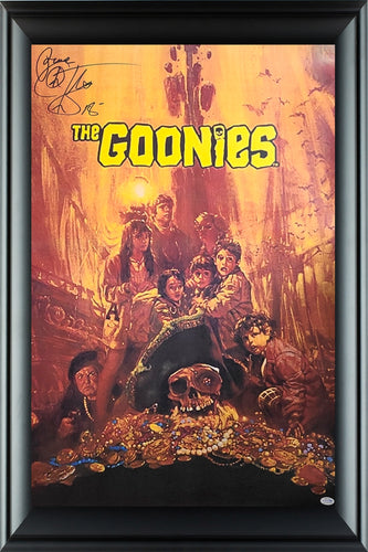 Corey Feldman The Goonies Autographed Framed 24x36 Poster ACOA Exact Proof