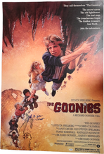 Load image into Gallery viewer, Jeff Cohen Autographed The Goonies Chunk 27x40 Movie Poster ACOA
