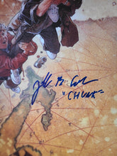 Load image into Gallery viewer, Jeff Cohen Autographed The Goonies Chunk 27x40 Movie Poster ACOA
