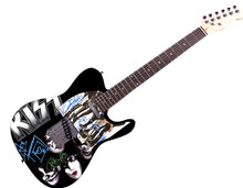 Load image into Gallery viewer, KISS Full Band Autographed Custom Graphics Guitar
