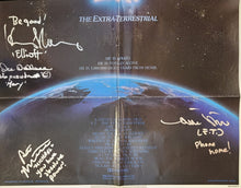 Load image into Gallery viewer, E.T. The Extra Terrestrial Cast Signed Original Poster w Quotes Exact Proof ACOA
