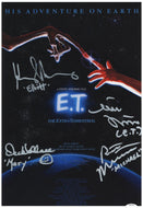E.T. The Extra Terrestrial Cast Signed 12x18 Movie Poster Exact Proof