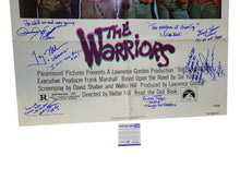 Load image into Gallery viewer, The Warriors Movie Cast Signed w Quotes Original 27x40 Poster Exact Proof ACOA
