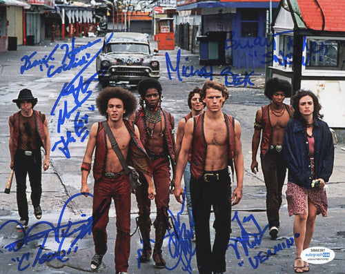 The Warriors Cast Autographed 8x10 Photo Exact Proof