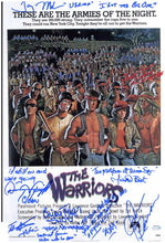 Load image into Gallery viewer, The Warriors Cast Autographed w Movie Quotes 12x18 Poster Photo Exact Proof
