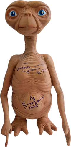 E.T. Cast Autographed Plush 12 Inch Stunt Puppet Foam Replica Doll