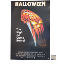 Load image into Gallery viewer, Nick Castle Autographed Halloween Michael Myers 24x36 Poster Exact Proof
