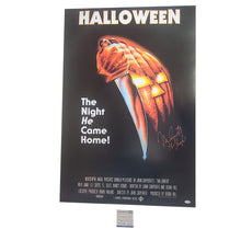 Load image into Gallery viewer, Nick Castle Autographed Halloween Michael Myers 24x36 Poster Exact Proof
