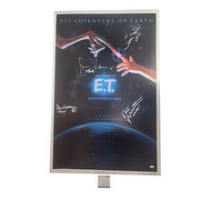 Load image into Gallery viewer, E.T. The Extra Terrestrial Cast Signed 27x41 Movie Poster Exact Proof
