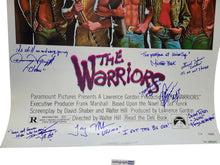 Load image into Gallery viewer, The Warriors Movie Cast Autographed Movie Poster w Quotes Exact Proof ACOA
