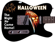 Load image into Gallery viewer, Nick Castle Signed Halloween Michael Myers Photo Guitar Exact Proof
