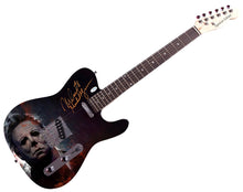 Load image into Gallery viewer, Nick Castle Autographed Halloween Michael Myers Photo Guitar Exact Proof ACOA
