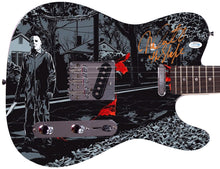 Load image into Gallery viewer, Nick Castle Autographed Halloween Michael Myers Photo Guitar Exact Proof
