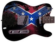Lynyrd Skynyrd Artimus Pyle Autographed Freebird Graphics Guitar Exact Proof