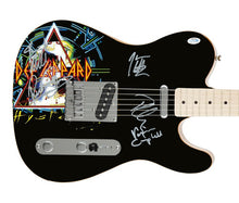 Load image into Gallery viewer, Def Leppard Autographed Custom Graphics Photo Guitar
