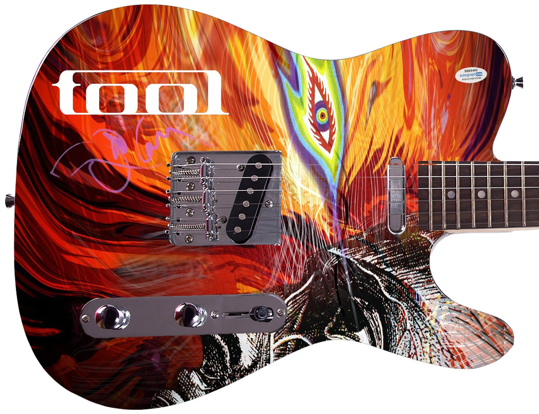 Tool Danny Carey Autographed Signed Custom Graphics Guitar