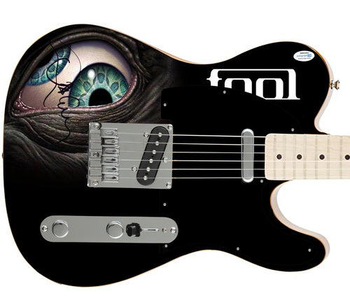 Tool Danny Carey Autographed Fender Signed 1/1 Custom Graphics Photo Guitar