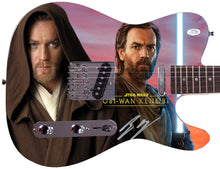 Load image into Gallery viewer, Star Wars Ewan McGregor Autographed Signed Custom Graphics Guitar
