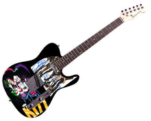 Load image into Gallery viewer, KISS Full Band Autographed Custom Graphics Guitar ACOA
