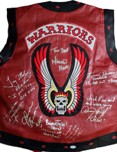 Load image into Gallery viewer, The Warriors Movie Cast Autographed Leather Vest w Quotes Exact Proof ACOA
