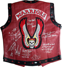 Load image into Gallery viewer, The Warriors Movie Cast Autographed Leather Vest w Quotes Exact Proof
