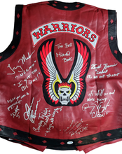 Load image into Gallery viewer, The Warriors Movie Cast Autographed Leather Vest w Quotes Exact Proof ACOA
