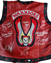 Load image into Gallery viewer, The Warriors Movie Cast Autographed Leather Vest Exact Proof ACOA
