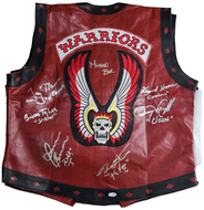 The Warriors Movie Cast Autographed Leather Vest Exact Proof