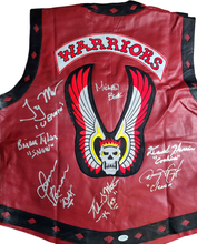 Load image into Gallery viewer, The Warriors Movie Cast Autographed Leather Vest Exact Proof ACOA
