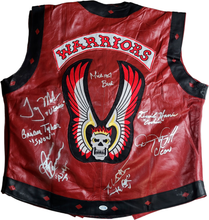 Load image into Gallery viewer, The Warriors Movie Cast Autographed Leather Vest Exact Proof ACOA
