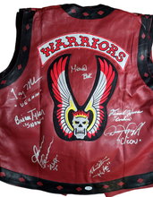 Load image into Gallery viewer, The Warriors Movie Cast Autographed Leather Vest Exact Proof ACOA
