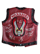 The Warriors Movie Cast Autographed Leather Vest Exact Proof