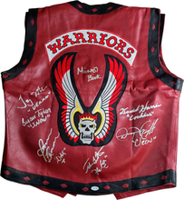 Load image into Gallery viewer, The Warriors Movie Cast Autographed Leather Vest Exact Proof ACOA
