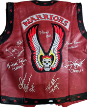 Load image into Gallery viewer, The Warriors Movie Cast Autographed Leather Vest Exact Proof ACOA
