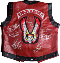 Load image into Gallery viewer, The Warriors Movie Cast Autographed Leather Vest Exact Proof
