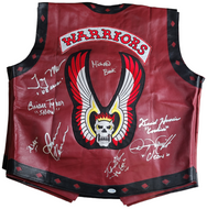 The Warriors Movie Cast Autographed Leather Vest Exact Proof