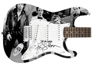 The Clash Paul Simonon Autographed 1/1 Custom Graphics Photo Guitar