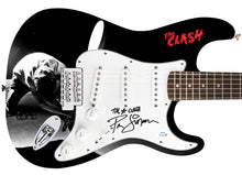 Load image into Gallery viewer, The Clash Paul Simonon Autographed Fender 1/1 Custom Graphics Photo Guitar
