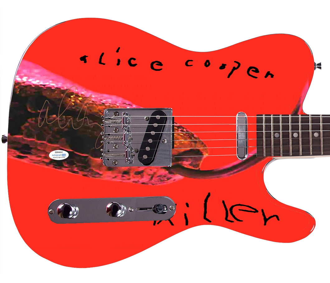 Alice Cooper Autographed Signed Killer Album Lp CD Graphics Photo Guitar