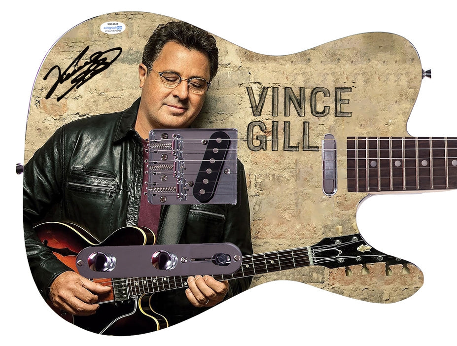 Vince Gill Autographed Signed Album LP CD Graphics Photo Guitar