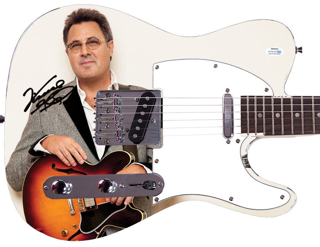 Vince Gill Autographed Signed Graphics Photo Guitar