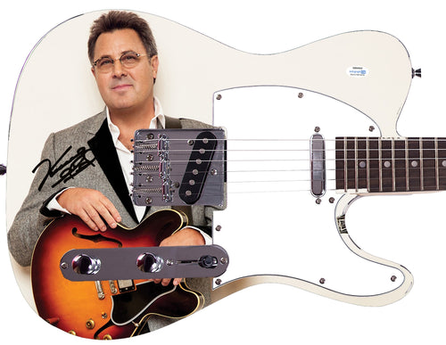 Vince Gill Autographed Signed Graphics Photo Guitar