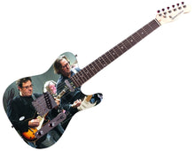 Load image into Gallery viewer, Vince Gill w Eric Clapton Signed Custom Graphics Photo Guitar ACOA
