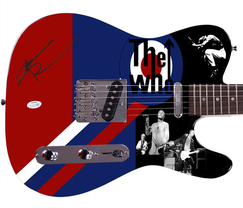 The Who Pete Townshend Autographed Signed Custom Graphics Photo Guitar