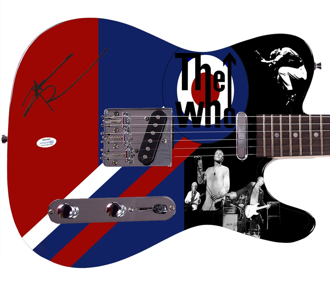 The Who Pete Townshend Autographed Signed Custom Graphics Photo Guitar