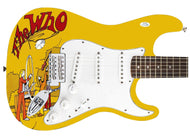 The Who Pete Townshend Autographed Fender 1/1 Custom Graphics Photo Guitar