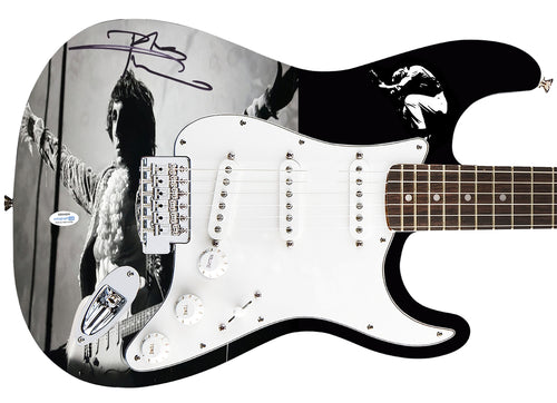 The Who Pete Townshend Autographed Fender 1/1 Custom Graphics Photo Guitar