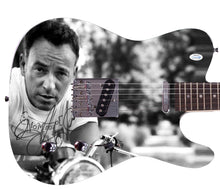 Load image into Gallery viewer, Bruce Springsteen Born To Ride Autographed Custom Graphics Guitar
