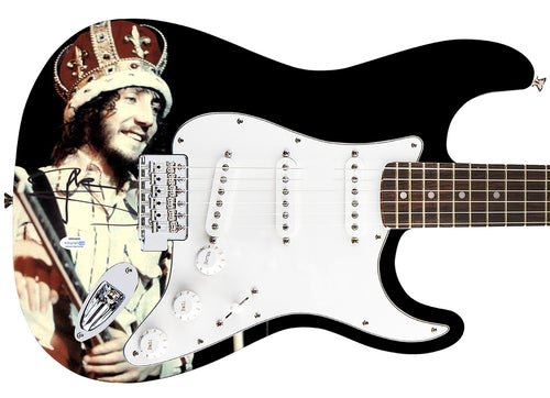 The Who Pete Townshend Autographed Fender 1/1 Custom Graphics Photo Guitar